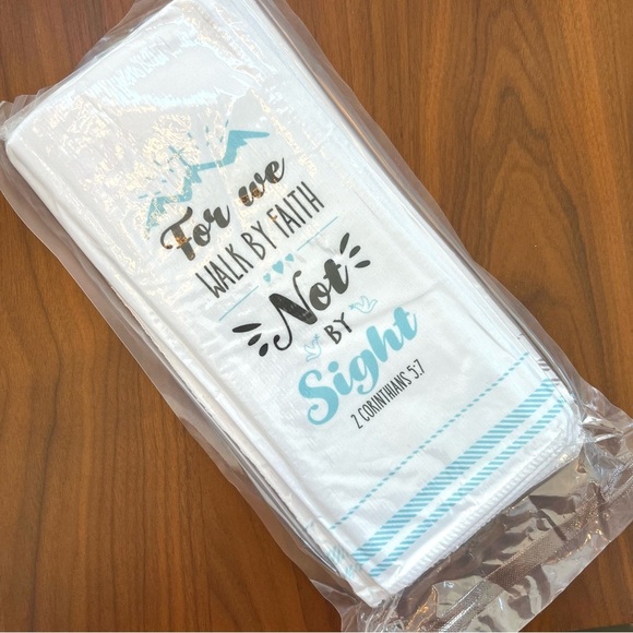 4 Colorful Bible Verse Hand Towels - Picture 7 of 7